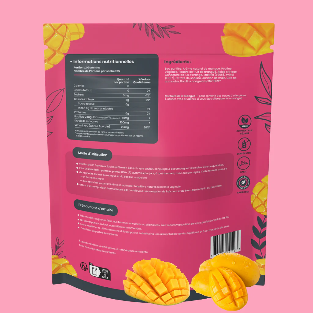 Gummies Équilibre Féminin - Mangue | Édition Limitée - Image 10