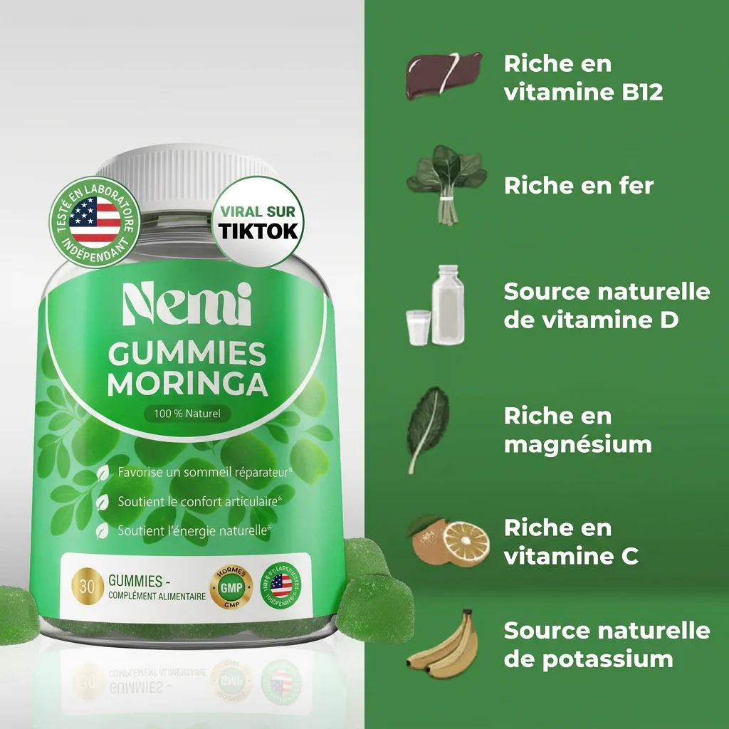 Gummies Moringa – Vitalité & Énergie Naturelle - Image 5